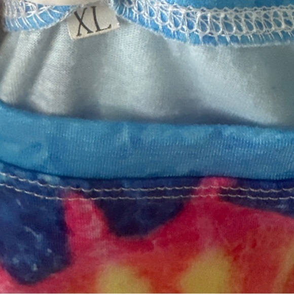 👽🛸 You Can’t Trip With Us tie-dye relaxed crop tee alien UFO - Picture 4 of 6